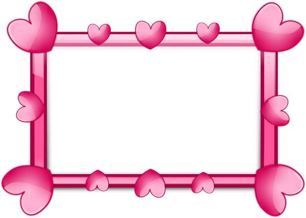 clip art frames pink free - photo #26