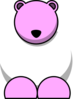 Pink Bear Clip Art