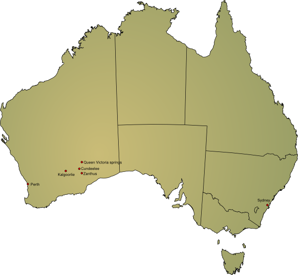 clipart map western australia - photo #10