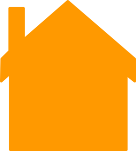 Orange House Ff9900 Clip Art