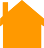 Orange House Ff9900 Clip Art