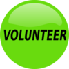 Volunteer Button Clip Art