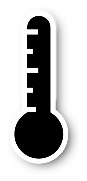 Black Thermometer Revised Clip Art at Clker.com - vector clip art
