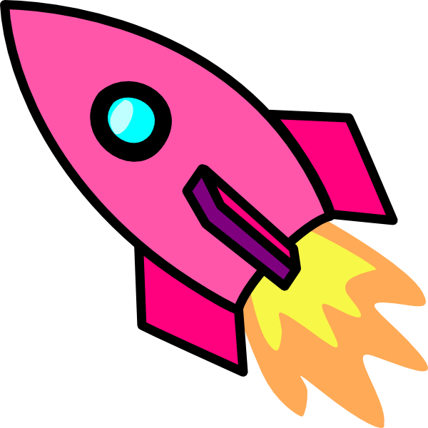 rocket ship clip art - photo #8