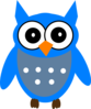 Blue Owl Clip Art