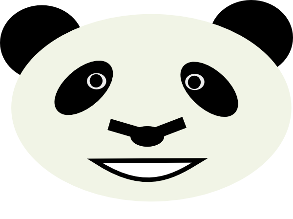 panda head clip art - photo #22