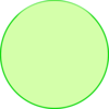 Pale Green Circle Clip Art