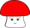 Happy Mushroom Clip Art