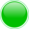 Glossy Green Icon Button Clip Art