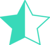 Turquoise Star Clip Art