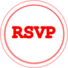 Red Rsvp Circle Clip Art