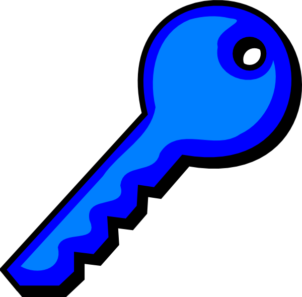 Image result for blue key clipart