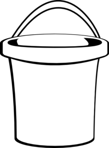 White Bucket Clip Art at Clker.com - vector clip art online, royalty