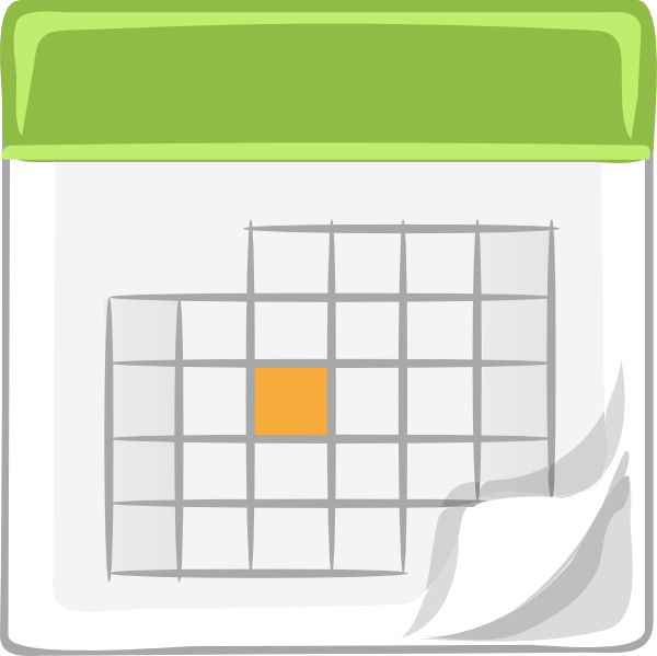 free calendar icon clipart - photo #2