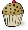 Chocolate Chip Muffin Clip Art