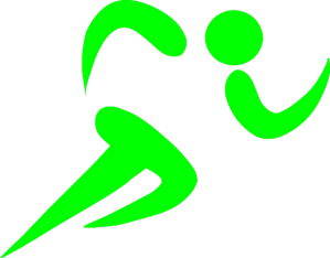 Runner Green Clip Art