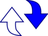 Changebluewhite Clip Art