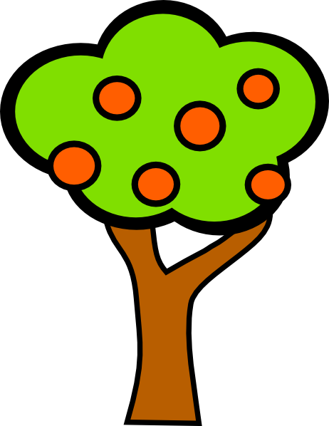 clipart of an apple tree - photo #23