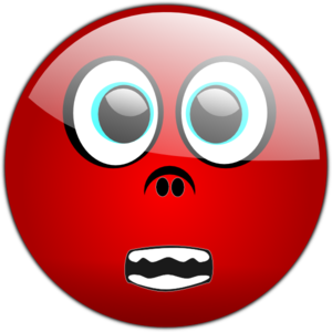 Scared Cartoon Face Clip Art at  - vector clip art online