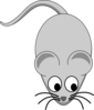 Mouse Looking Left Clip Art