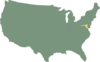 Green Usa With Maryland Clip Art