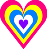 Heart In Colors Clip Art