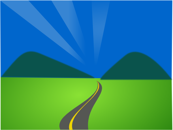 clipart road - photo #15