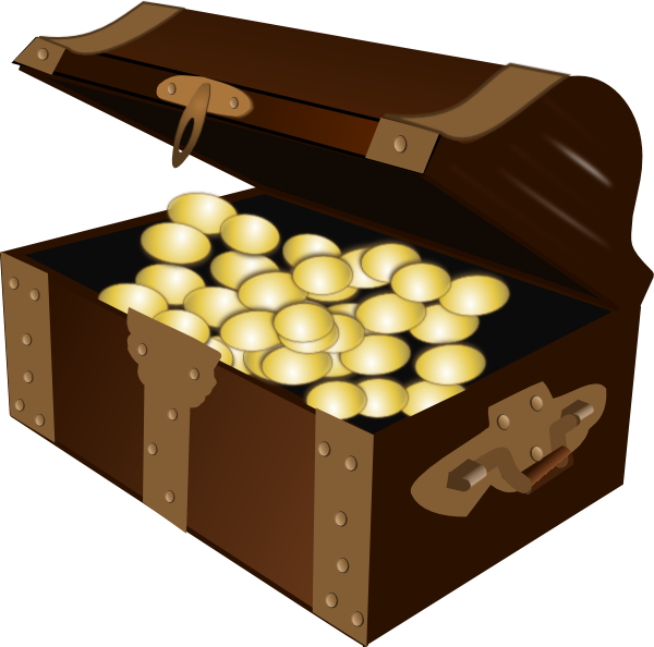 free clipart images treasure chest - photo #11