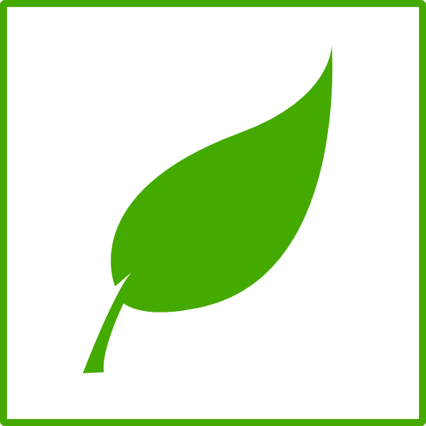 clipart green leaf logo icon - photo #1