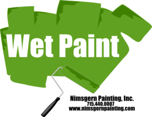 Wet Paint Sign Clip Art