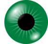 Green Eye Clip Art