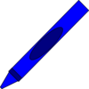 Totetude Blue Crayon Clip Art