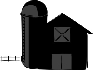 Barn Silloette Clip Art