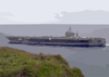 Uss Carl Vinson Cvn 70 Departs Apra Harbor, Guam. Clip Art