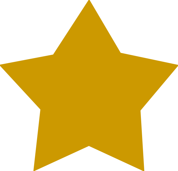 gold star clip art at clker com vector clip art online a golden christmas movie