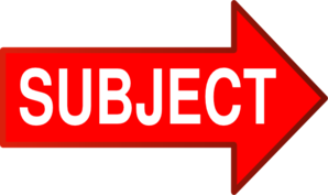 Red Subject Arrow Straight Right Clip Art