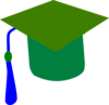Blue Green Graduaction Clip Art