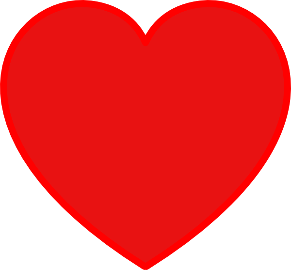 red heart clip art free - photo #31