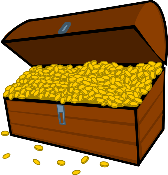 free clipart images treasure chest - photo #18