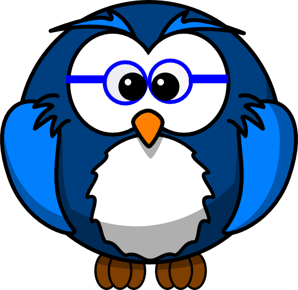 clip art owl with glasses - photo #6