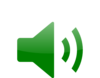 Green Audio Icon Clip Art