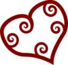 Heart Side003300 Clip Art