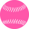 Pink Softball Clip Art
