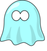 Blue Ghost Clip Art