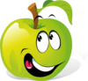 Cartoon Apple Clip Art