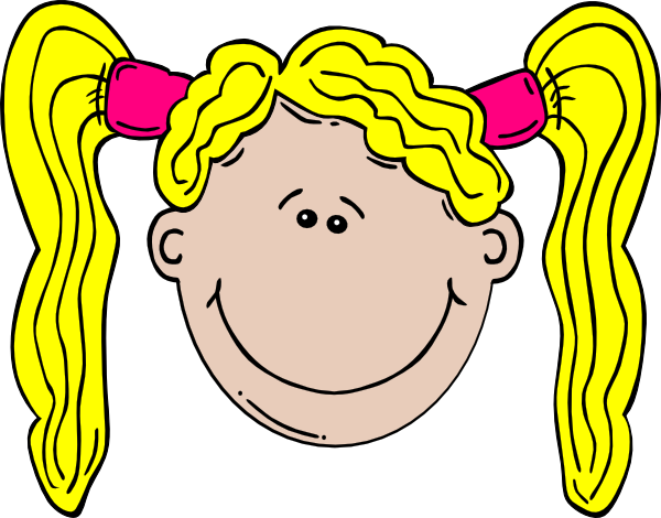 Blonde Girl Clip Art at  - vector clip art online, royalty free &  public domain