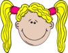 Blonde Girl Clip Art