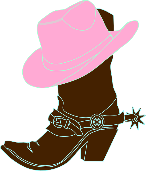 free clipart cowboy hat boots - photo #2