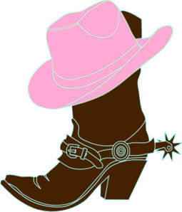 Cowboy Birthday Cake on Cowgirl Hat And Boot Clip Art   Vector Clip Art Online  Royalty Free