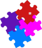 Jigsaw Puzzle-alternate Clip Art